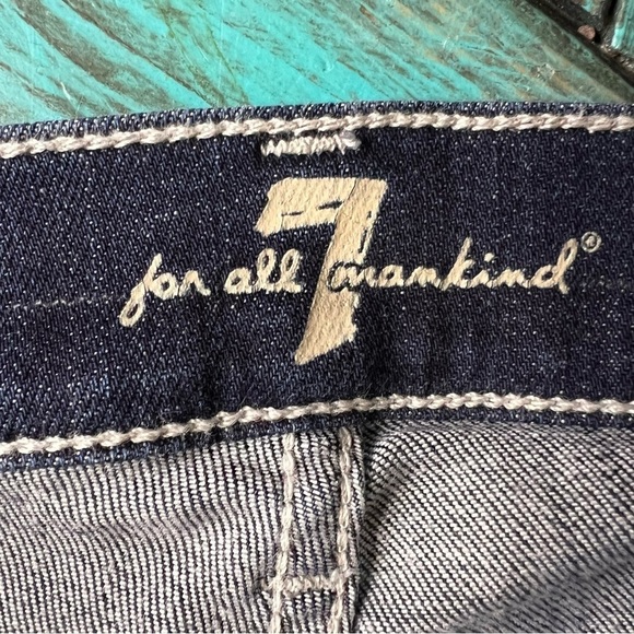 7 For All Mankind Dark Wash Bootcut Jeans Size 29 - Picture 11 of 13